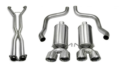 Corsa Performance 2.5" Dual Rear Exit Cat-Back Exhaust System with Twin 3.5" Tips 