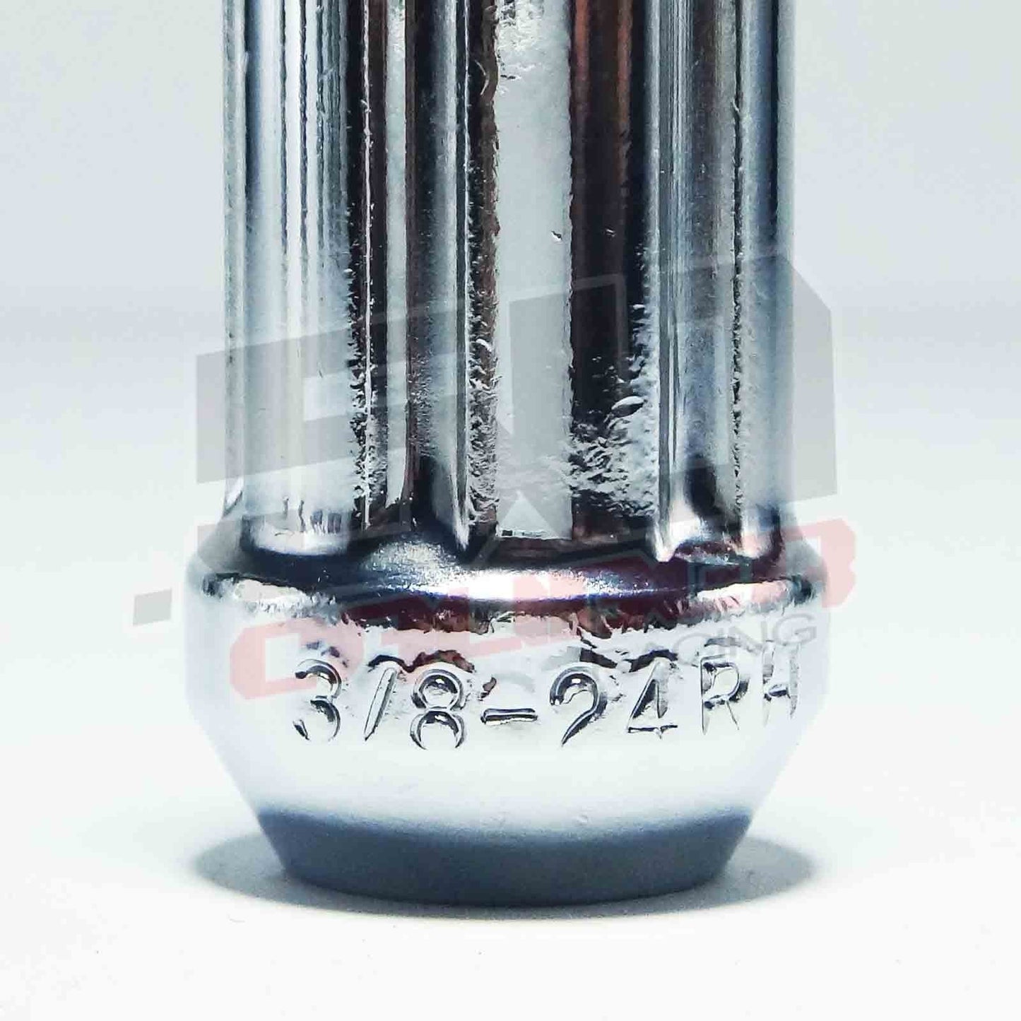 3/8 x 24 Chrome Spiked Lug Nuts Anodized - 16 Pack