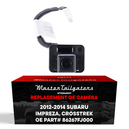 Subaru Impreza Wagon (2012-2014), Impreza Sedan (2013-2014), Crosstrek (2013-2014), Crosstrek Hybrid (2014) OEM Replacement Backup Camera OE Part # 86267FJ000