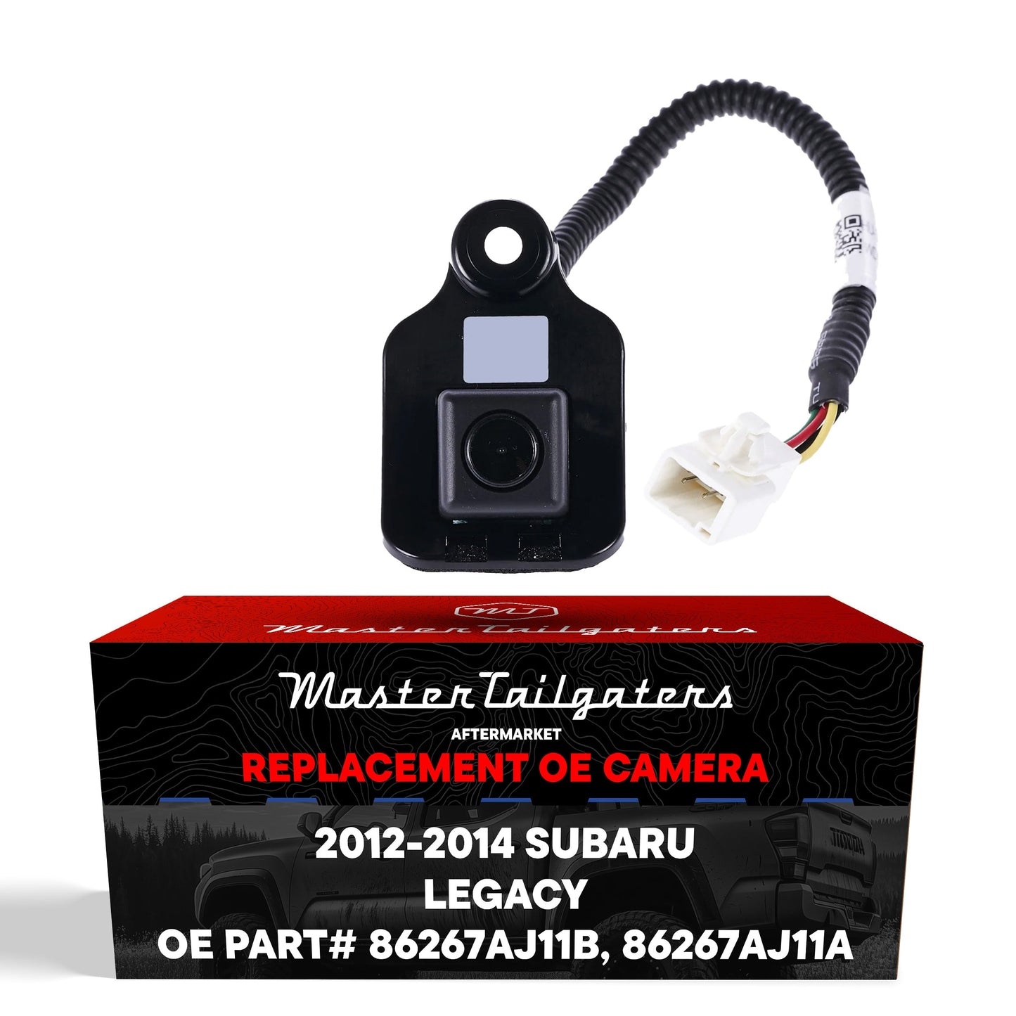 Subaru Legacy (2012-2014) OEM Replacement Backup Camera OE Part # 86267AJ11A, 86267AJ11B
