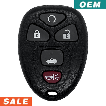 GM 2004-2012 OEM 5 Button Keyless Entry Remote FCC: KOBGT04A