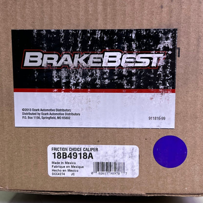 BRAKEBEST Friction Choice Caliper Black 18B4918A