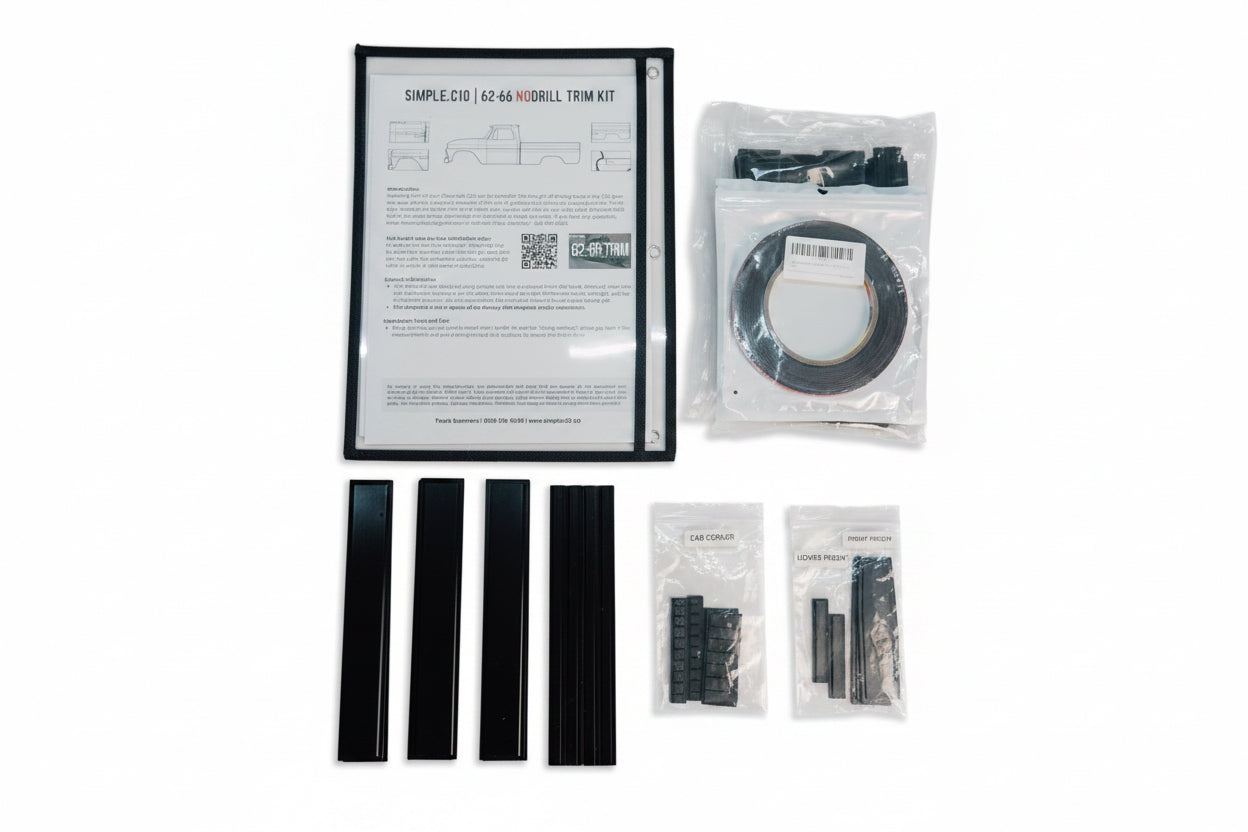 No Drill Trim Installation Kit | 62-66 C10