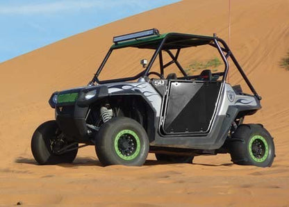 50 Cal RZR Doors White on Black