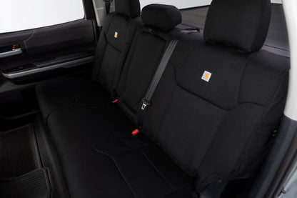 Covercraft 24-25 Ford F250/F550 Carhartt Super Dux PrecisionFit Custom Front Row Seat Covers - Black GTF4423ABCOBK