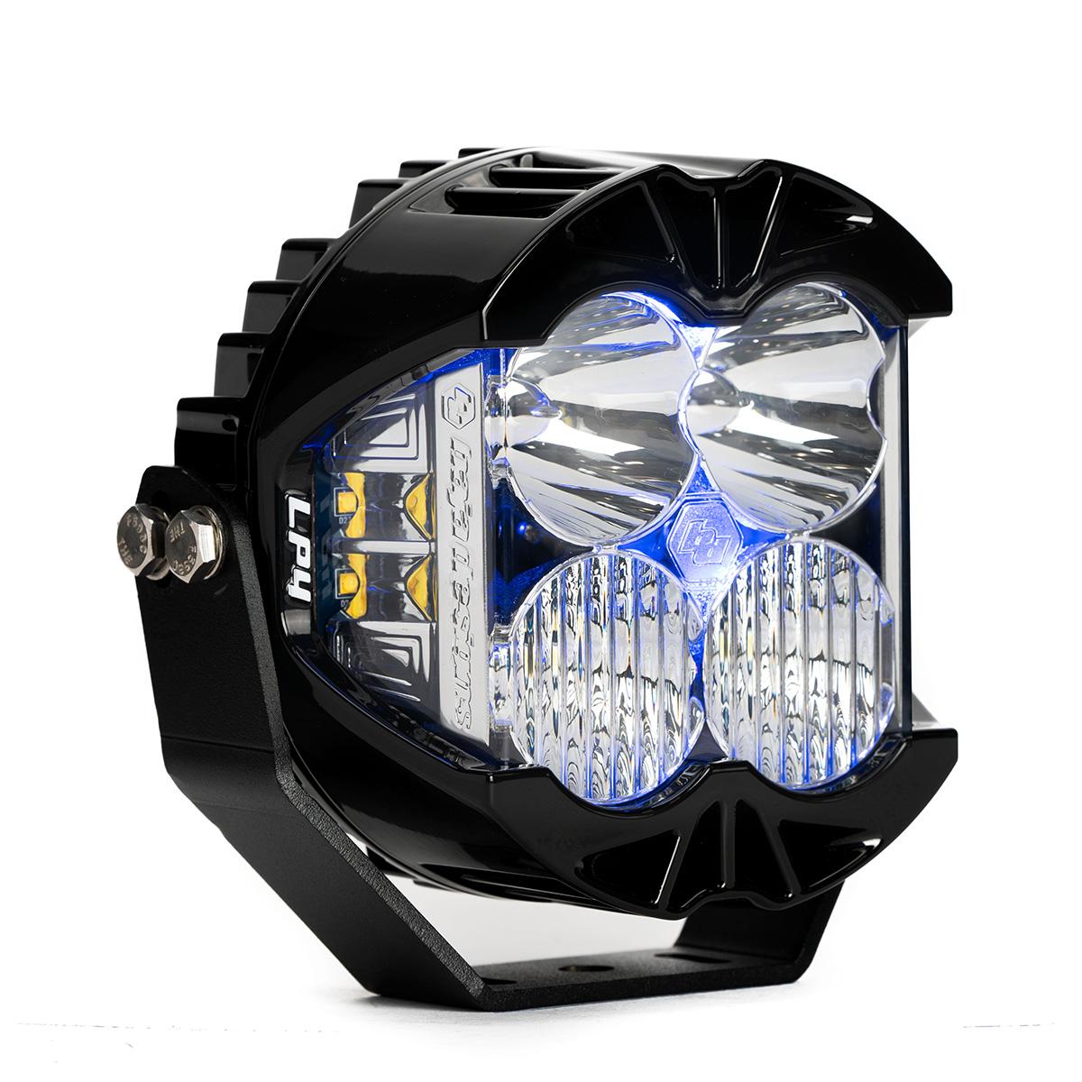 LP4 Pro LED Auxiliary Light Pod Light Pattern Driving/Combo Blue Backlight