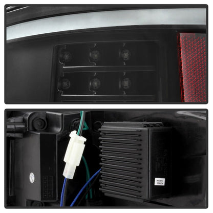 SPYDER xTune 09-14 Ford F-150 Light Bar LED Tail Lights - Black (ALT-JH-FF15009-LBLED-BK) 9042188