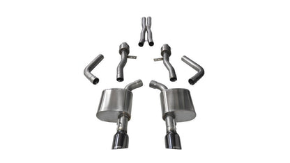 Corsa Performance Cat-Back Exhaust for 15-6 Dodge Charger SRT / Scat Pack / R/T 6.4L