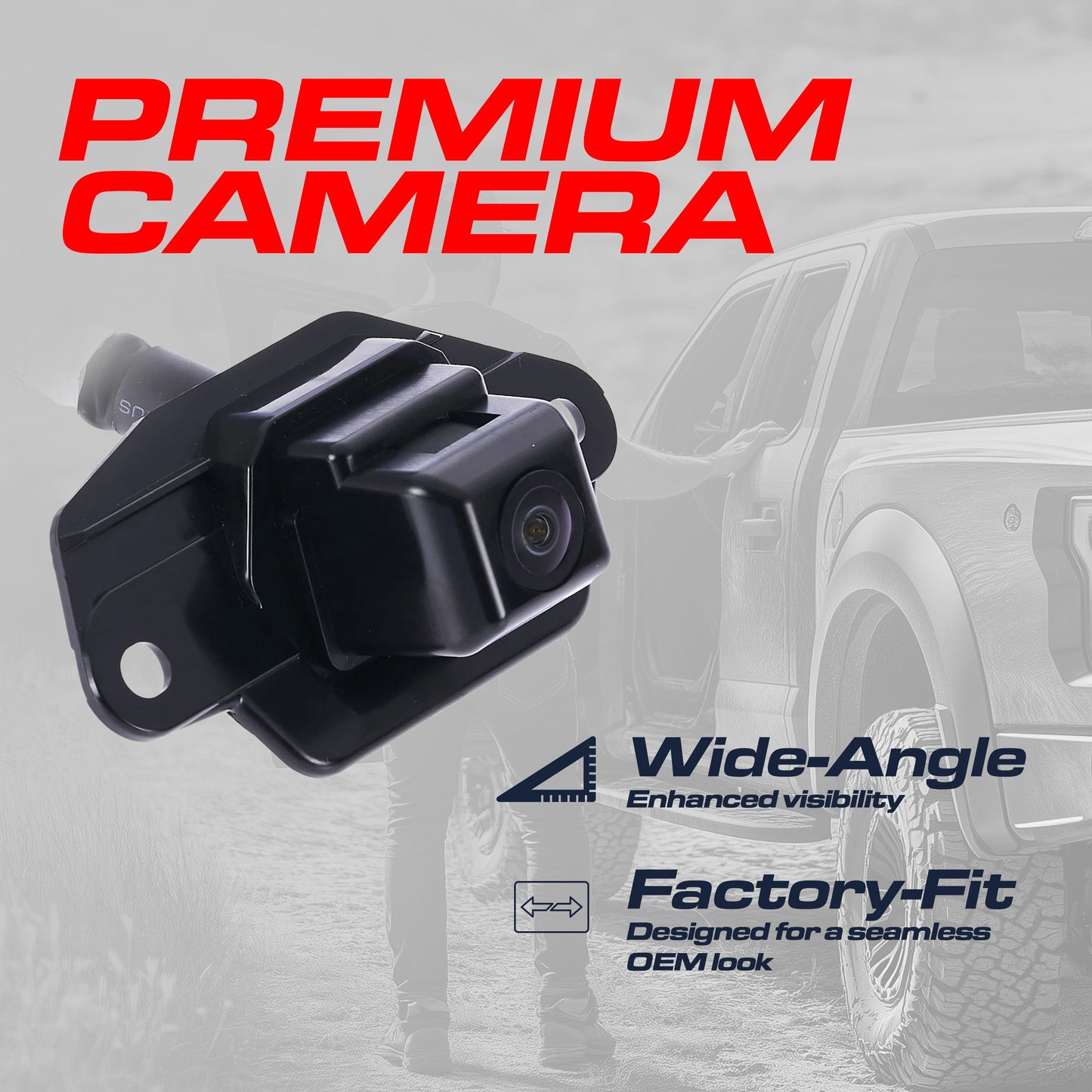 Toyota 4Runner (2007-2009) OEM Replacement Backup Camera OE Part # 86790-35020, 86790-35021