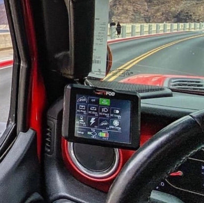 A-Pillar Ball Mount Solution for 2024+ Jeep Wrangler JL & Jeep Gladiator