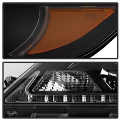 Spyder 2015-2017 Toyota Sienna Projector Headlights - DRL LED - Black PRO-YD-TSEN15-DRL-BK 5084002
