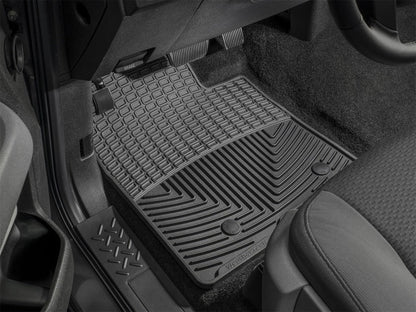 WeatherTech 07+ Chevrolet Silverado GMC Sierra Front Rubber Mats - Black
