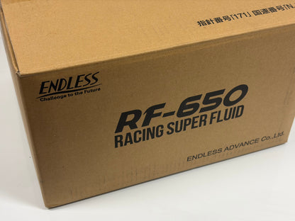 Endless RF‑650 Racing Brake Fluid 500 mL - 613°F Dry Boiling Point, Motorsport Grade RF650