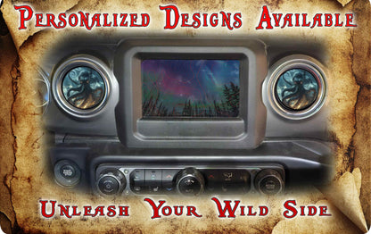 Steering wheel decal Kraken 171