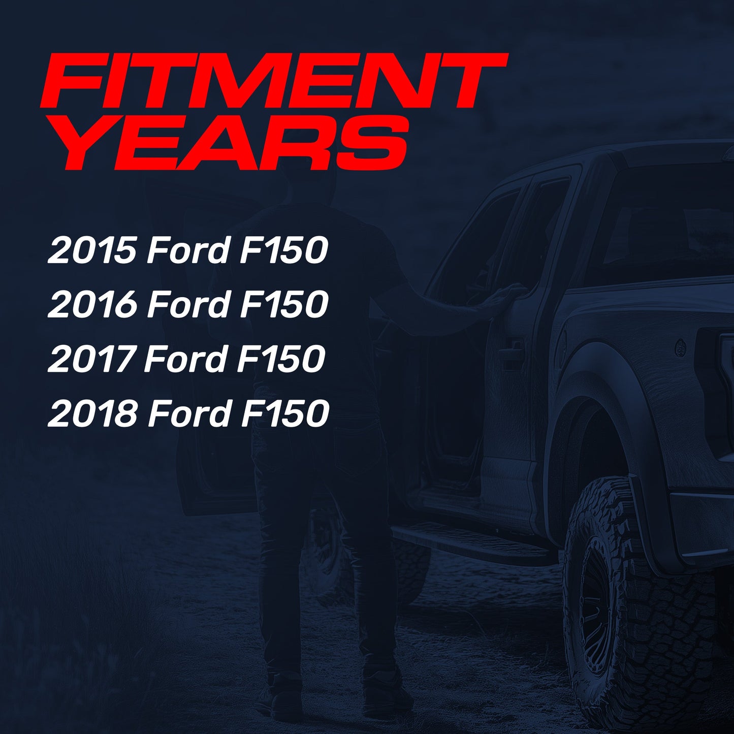 Ford F150 (2015-2018) Chrome Replacement Tailgate Handle with Backup Camera