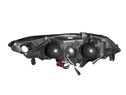 Anzo 2006-2011 Honda Civic Projector Headlights w/ Halo Black (CCFL)
