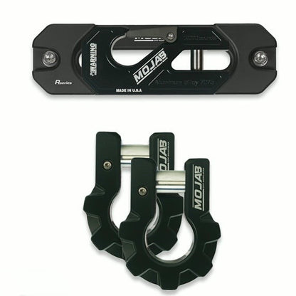 Color Matched Recessed Winch Shackle & Fairlead Kit + 3/4” Extreme Duty Aluminum Shackles (ceramic coated)lifetime warranty