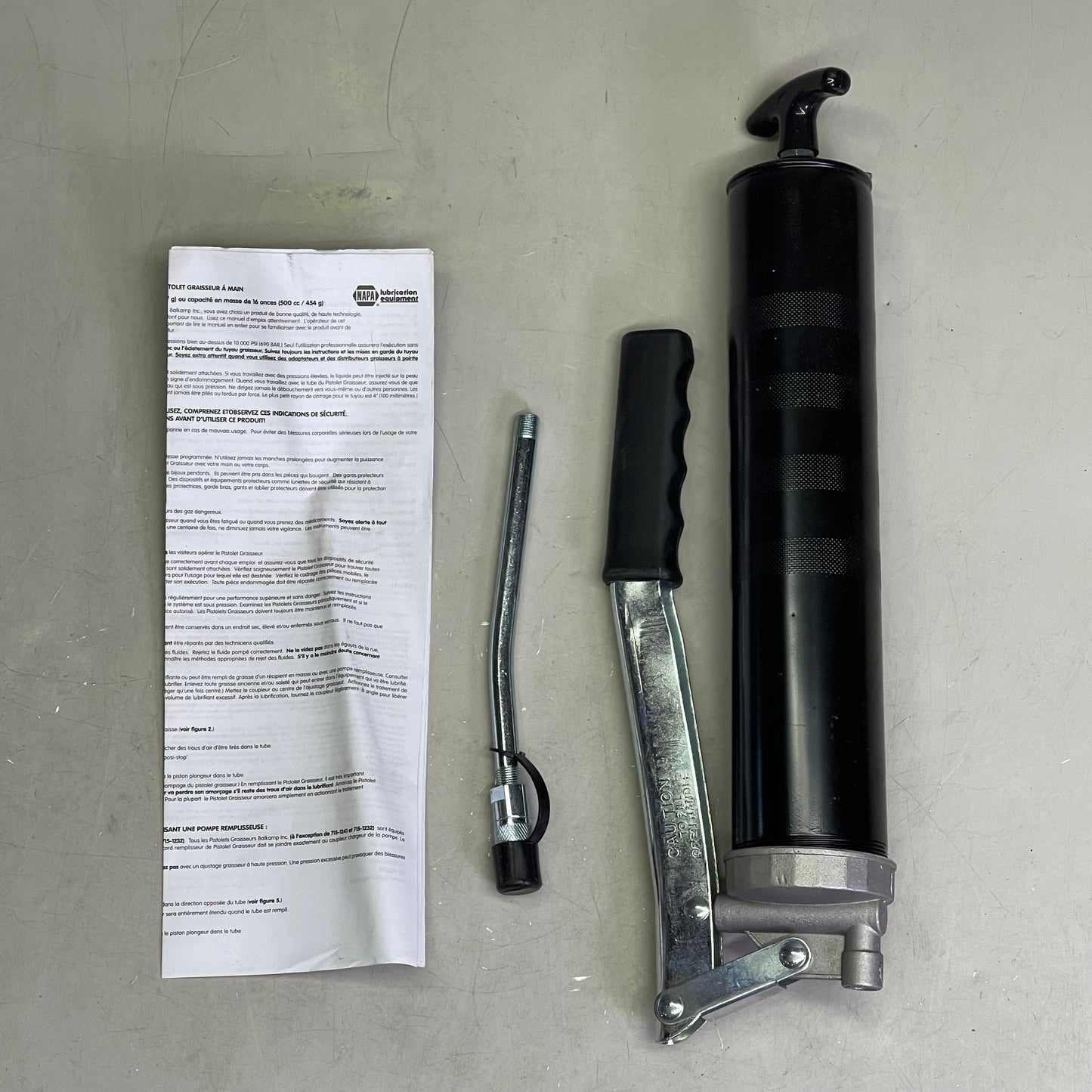 NAPA General Purpose Lever Action Grease Gun 14 oz Standard/ 16 oz Bulk 715-1241
