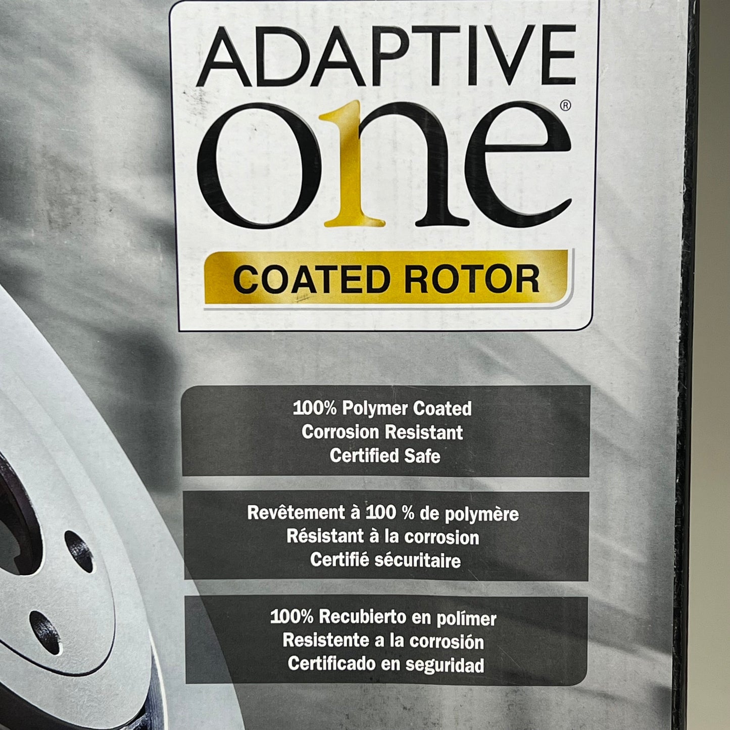 ADAPTIVE ONE Vented Cast Iron Poly Coated Rotor Chevrolet/Cadillac/GMC 880279CR