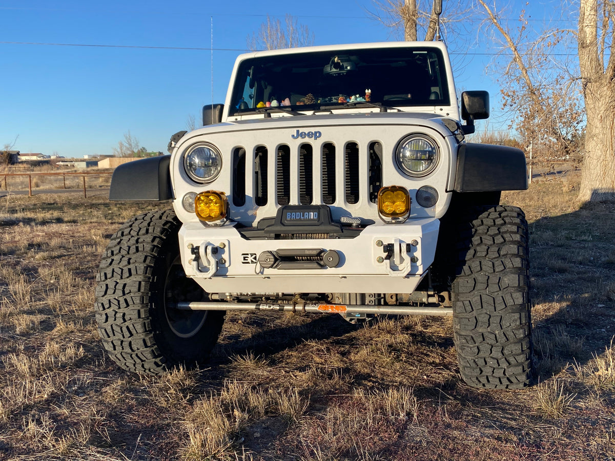 Gauntlet Series Front Stubby Bumper for Jeep JK Wrangler (2007-2018)