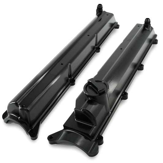 Toyota Supra 2JZ GE VVTI Billet Valve Covers Anodized Oil Cap Bolts 2J AN AN10
