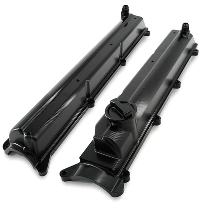 BULL BOOST PERFORMANCE 2JZ-GE Non-VVTi Billet Valve Covers With AN10 Breathers For Toyota Lexus