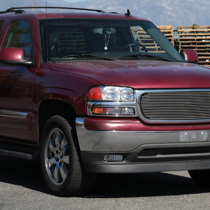1999-2006 GMC Sierra/2007 Sierra Classic/2000-2006 Yukon/XL Factory Style Bumper Lights (Chrome Housing/Clear Lens)