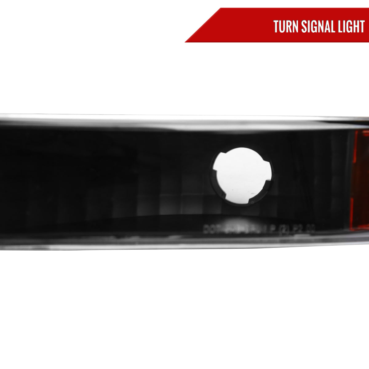 1999-2006 GMC Sierra/2007 Sierra Classic/2000-2006 Yukon/XL Factory Style Bumper Lights (Matte Black Housing/Clear Lens)