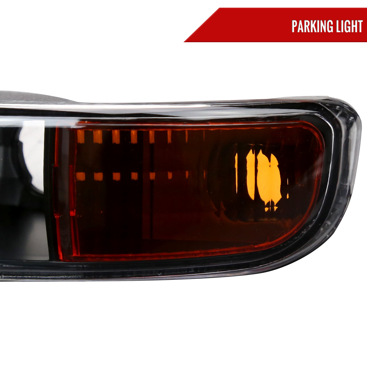 1999-2006 GMC Sierra/2007 Sierra Classic/2000-2006 Yukon/XL Factory Style Bumper Lights (Matte Black Housing/Clear Lens)