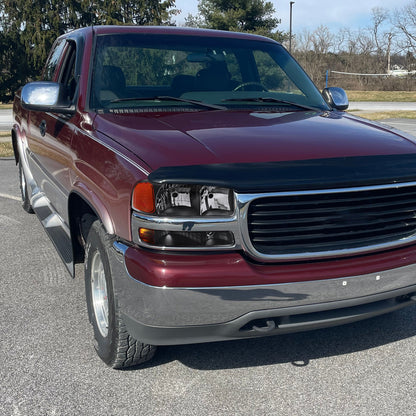 1999-2006 GMC Sierra/2007 Sierra Classic/2000-2006 Yukon/XL Factory Style Bumper Lights (Matte Black Housing/Clear Lens)