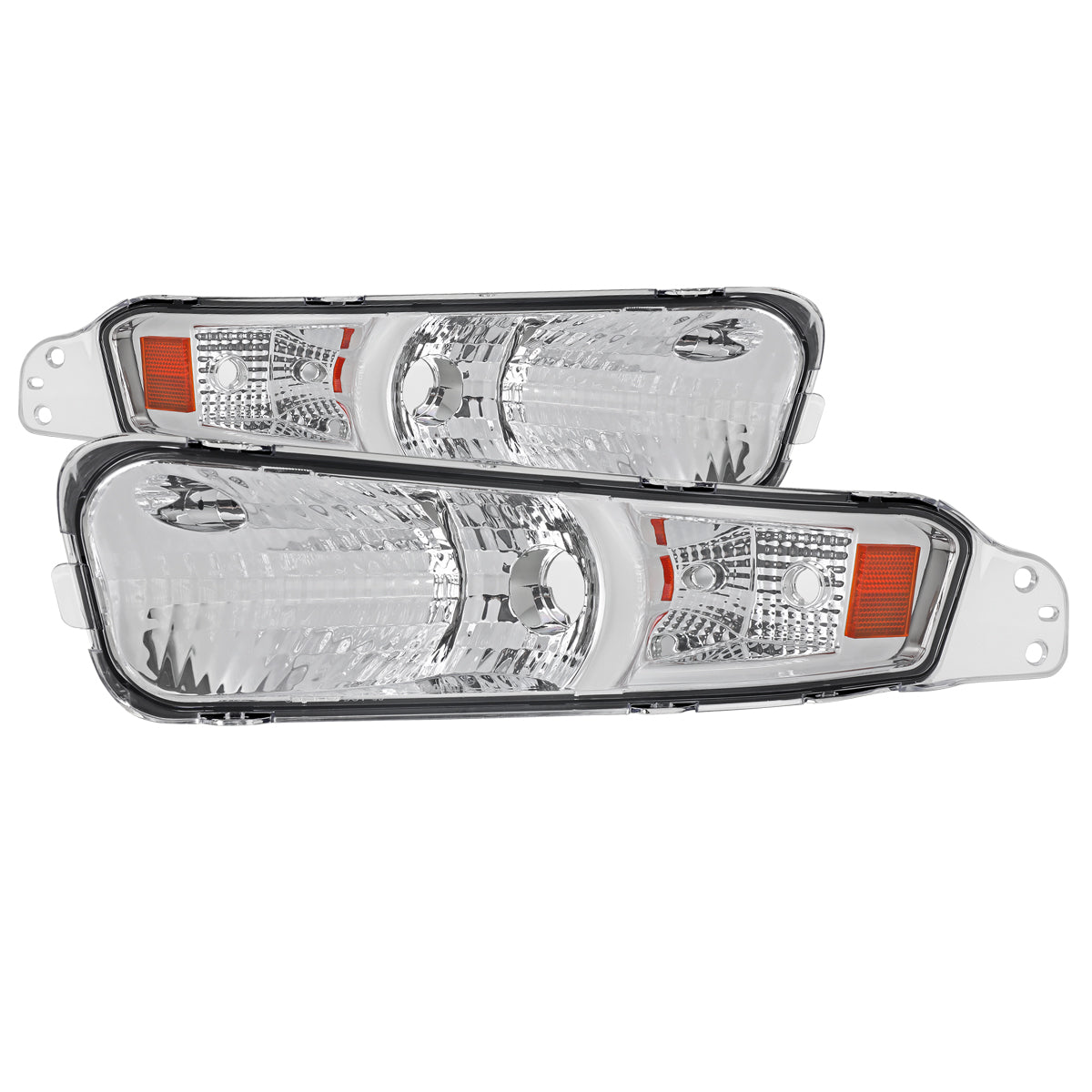 2005-2009 Ford Mustang Turn Signal Parking Lamp (Chrome Housing / Clear Lens)