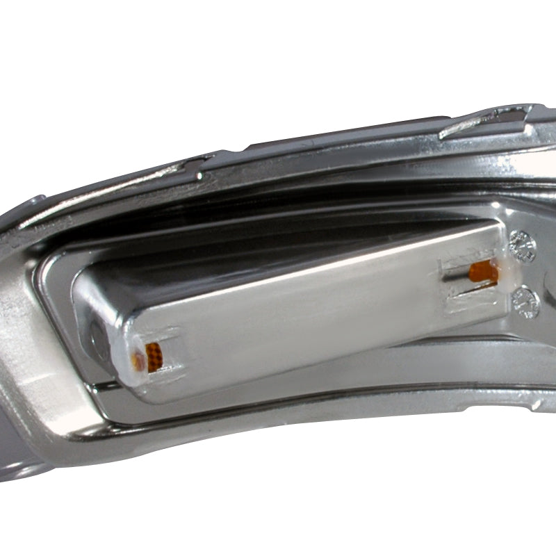 2005-2009 Ford Mustang Factory Style Bumper Lights (Chrome Housing/Clear Lens)
