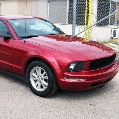 2005-2009 Ford Mustang Factory Style Bumper Lights (Chrome Housing/Clear Lens)