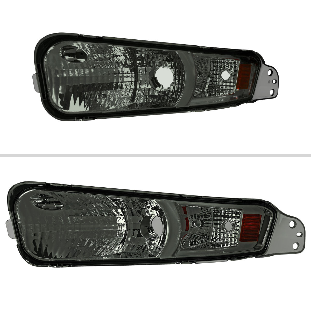 2005-2009 Ford Mustang Turn Signal Parking Lamp (Chrome Housing / Smoked Lens)