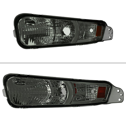 2005-2009 Ford Mustang Turn Signal Parking Lamp (Chrome Housing / Smoked Lens)