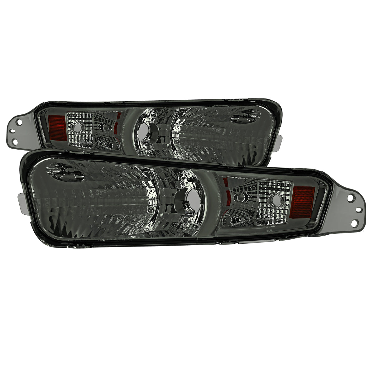 2005-2009 Ford Mustang Turn Signal Parking Lamp (Chrome Housing / Smoked Lens)