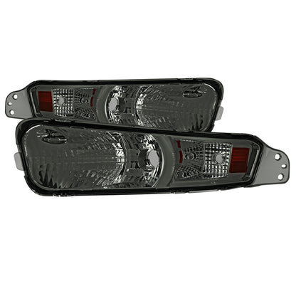 2005-2009 Ford Mustang Turn Signal Parking Lamp (Chrome Housing / Smoked Lens)