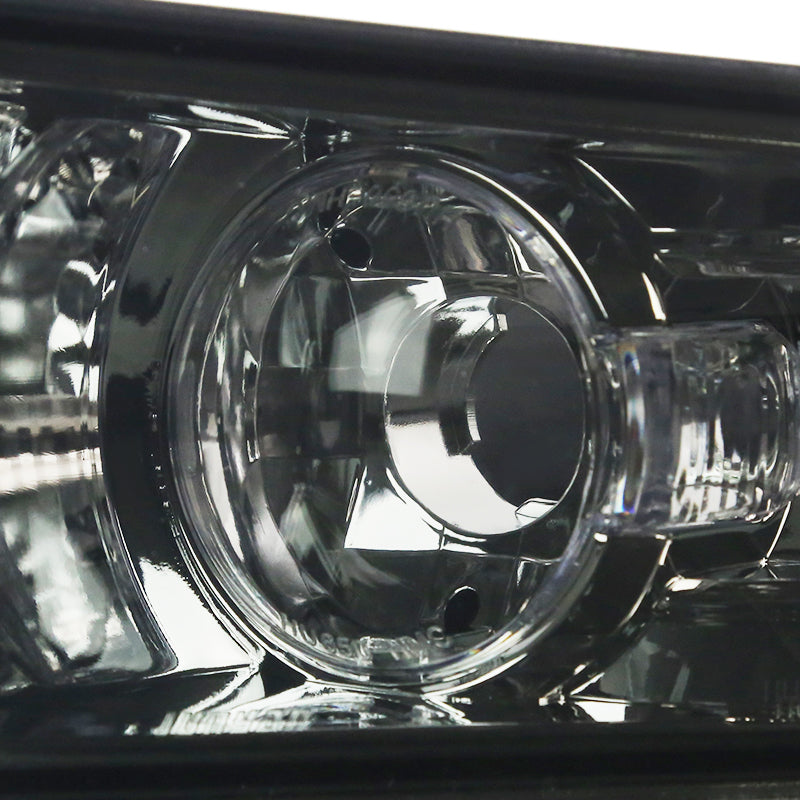 2005-2009 Ford Mustang Factory Style Bumper Lights (Chrome Housing/Smoked Lens)