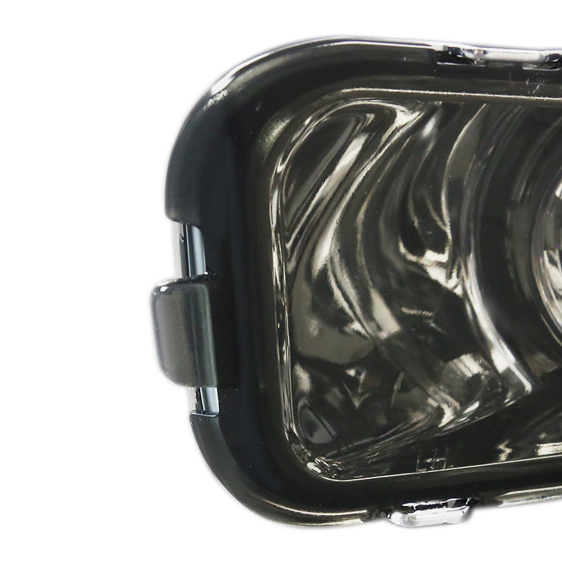 2005-2009 Ford Mustang Factory Style Bumper Lights (Chrome Housing/Smoked Lens)