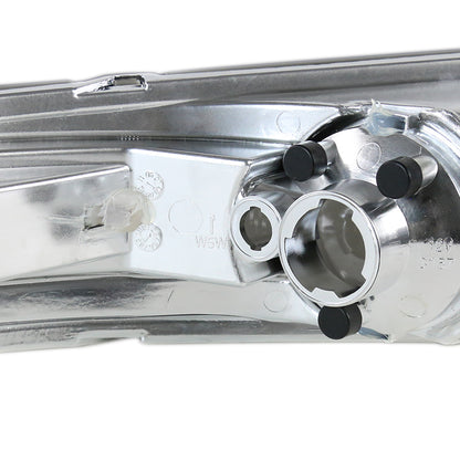 2005-2009 Ford Mustang Factory Style Bumper Lights (Chrome Housing/Smoked Lens)