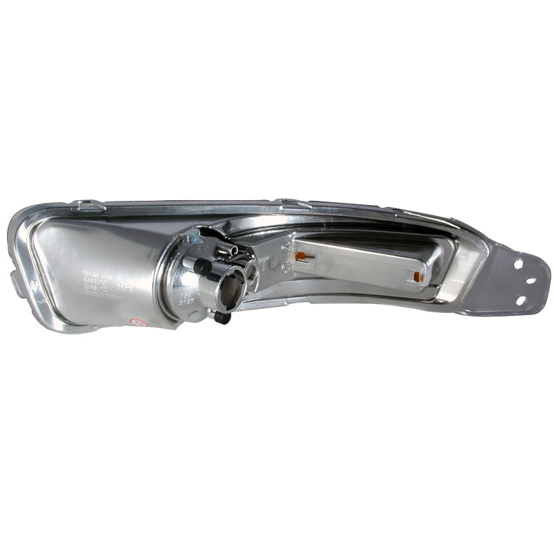 2005-2009 Ford Mustang Factory Style Bumper Lights (Matte Black Housing/Clear Lens)