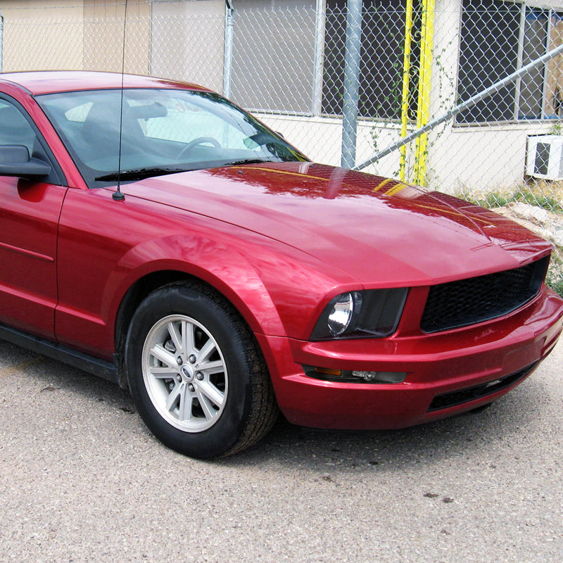 2005-2009 Ford Mustang Factory Style Bumper Lights (Matte Black Housing/Clear Lens)