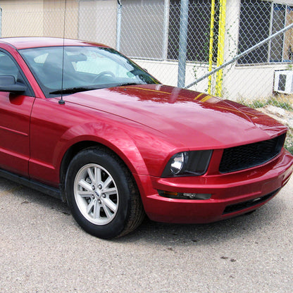 2005-2009 Ford Mustang Factory Style Bumper Lights (Matte Black Housing/Clear Lens)