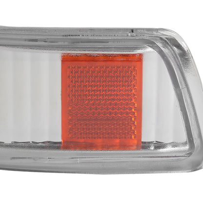 1998-2004 Chevrolet S10/ GMC Sonoma Bumper Lights (Chrome Housing/Clear Lens)