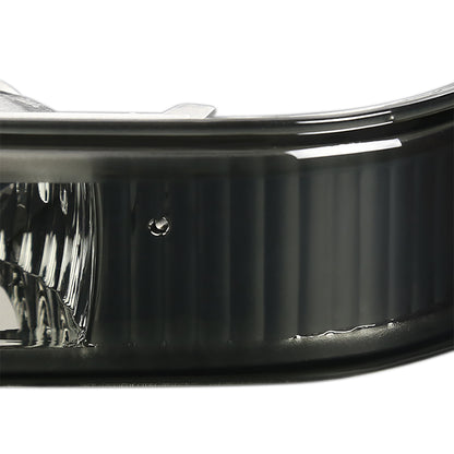 1998-2004 Chevrolet S10/ GMC Sonoma Bumper Lights (Chrome Housing/Smoked Lens)