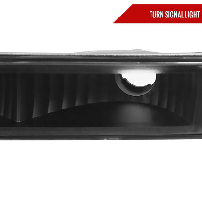 1998-2004 Chevrolet S10/ GMC Sonoma Bumper Lights (Matte Black Housing/Clear Lens)