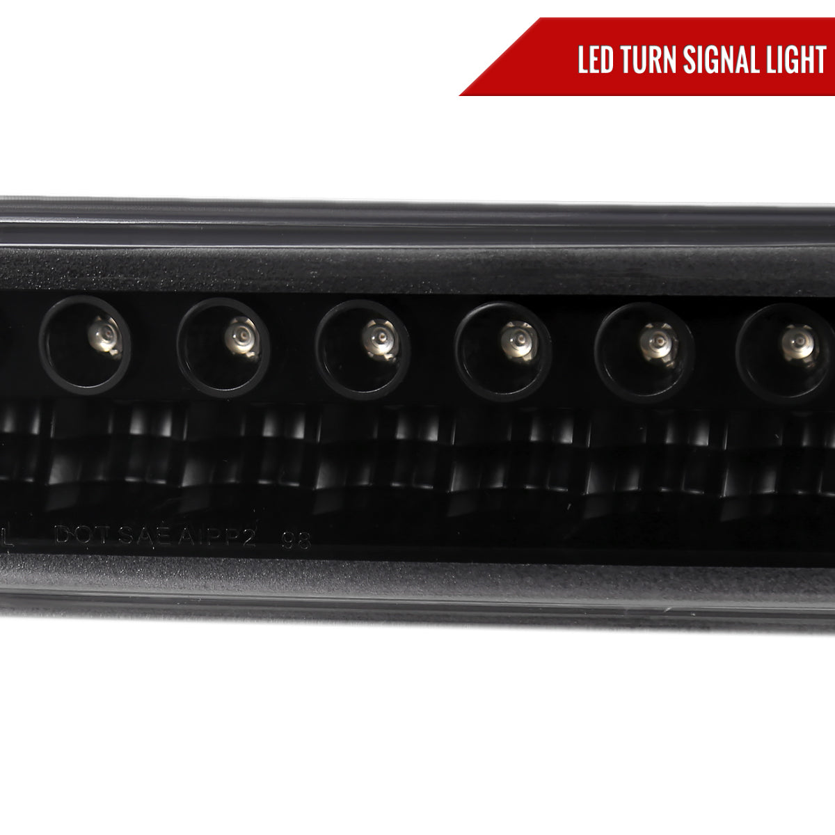 1998-2004 Chevrolet S10/ GMC Sonoma LED Bumper Lights (Matte Black Housing/Clear Lens)