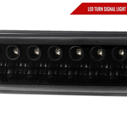 1998-2004 Chevrolet S10/ GMC Sonoma LED Bumper Lights (Matte Black Housing/Clear Lens)
