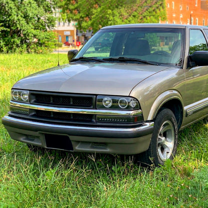 1998-2004 Chevrolet S10/ GMC Sonoma LED Bumper Lights (Matte Black Housing/Clear Lens)
