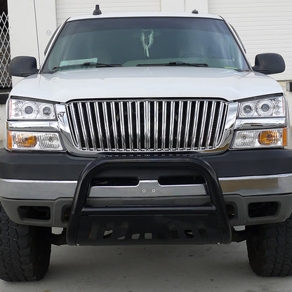 2002-2007 Chevrolet Silverado/Avalanche Bumper Lights (Chrome Housing/Clear Lens)